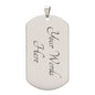 To My Son | Dog Tag Chain