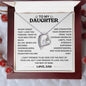 TO MY DAUGHTER , LOVE DAD | FOREVER LOVE NECKLACE