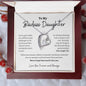 To My Badass Daughter | Forever Love Necklace