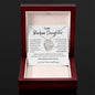 To My Badass Daughter | Forever Love Necklace
