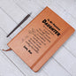To My Precious Daughter / Graphic Leather Journal