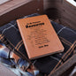 To My Precious Daughter / Graphic Leather Journal