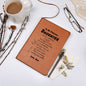 To My Precious Daughter / Graphic Leather Journal