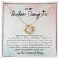 To My Badass Daughter / Love Knot Necklace
