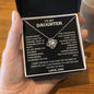 TO MY DAUGHTER , LOVE DAD | FOREVER KNOT NECKLACE