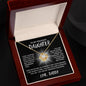 To My Precious Daughter, Love Knot Necklace