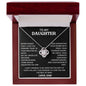 TO MY DAUGHTER , LOVE DAD | FOREVER KNOT NECKLACE