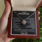 TO MY DAUGHTER , LOVE DAD | FOREVER KNOT NECKLACE