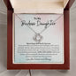 To My Badass Daughter / Love Knot Necklace