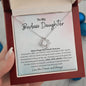 To My Badass Daughter / Love Knot Necklace