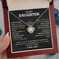 TO MY DAUGHTER , LOVE DAD | FOREVER KNOT NECKLACE