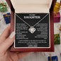 TO MY DAUGHTER , LOVE DAD | FOREVER KNOT NECKLACE