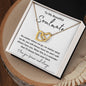 To My Beautiful Soulmate | Interlocking Hearts Necklace