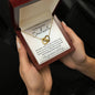 To My Beautiful Soulmate | Interlocking Hearts Necklace