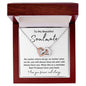 To My Beautiful Soulmate | Interlocking Hearts Necklace