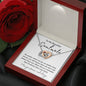 To My Beautiful Soulmate | Interlocking Hearts Necklace