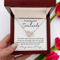 To My Beautiful Soulmate | Interlocking Hearts Necklace
