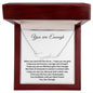 You are enough | Signature Style Name Necklace