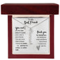 To My Best Friend | Personalized Vertical Name Necklace