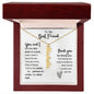 To My Best Friend | Personalized Vertical Name Necklace