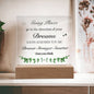 Always Remember You Are Braver Stronger Smarter | Square Acrylic Plaque