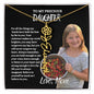 To My Precious Daughter/ Flower Name Necklace