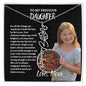 To My Precious Daughter/ Flower Name Necklace