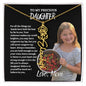 To My Precious Daughter/ Flower Name Necklace