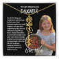To My Precious Daughter/ Flower Name Necklace