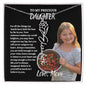 To My Precious Daughter/ Flower Name Necklace