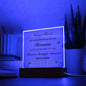 Always Remember You Are Braver Stronger Smarter | Square Acrylic Plaque