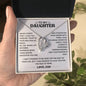 TO MY DAUGHTER , LOVE DAD | FOREVER LOVE NECKLACE