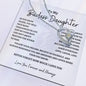 To My Badass Daughter | Forever Love Necklace