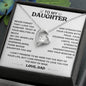 TO MY DAUGHTER , LOVE DAD | FOREVER LOVE NECKLACE