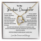 To My Badass Daughter | Forever Love Necklace