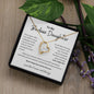To My Badass Daughter | Forever Love Necklace