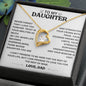 TO MY DAUGHTER , LOVE DAD | FOREVER LOVE NECKLACE