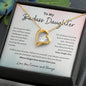 TO MY BADASS DAUGHTER / FOREVER LOVE KNECKLACE