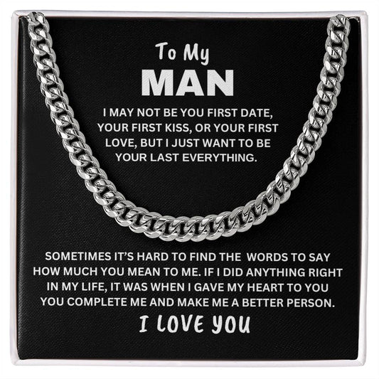 To My Man | Cuban Link Chain