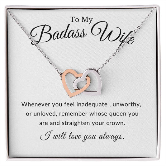 To My Badass Wife | Interlocking Hearts